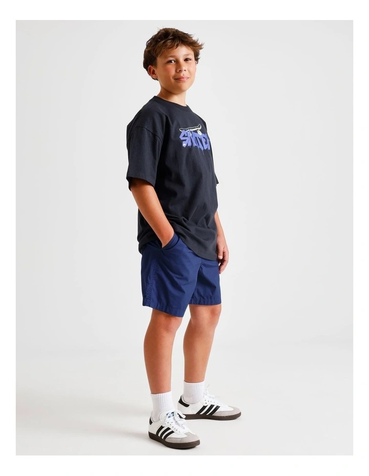 Essentials Volley Short in Navy image 3