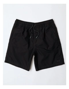 Essentials Volley Short in Black