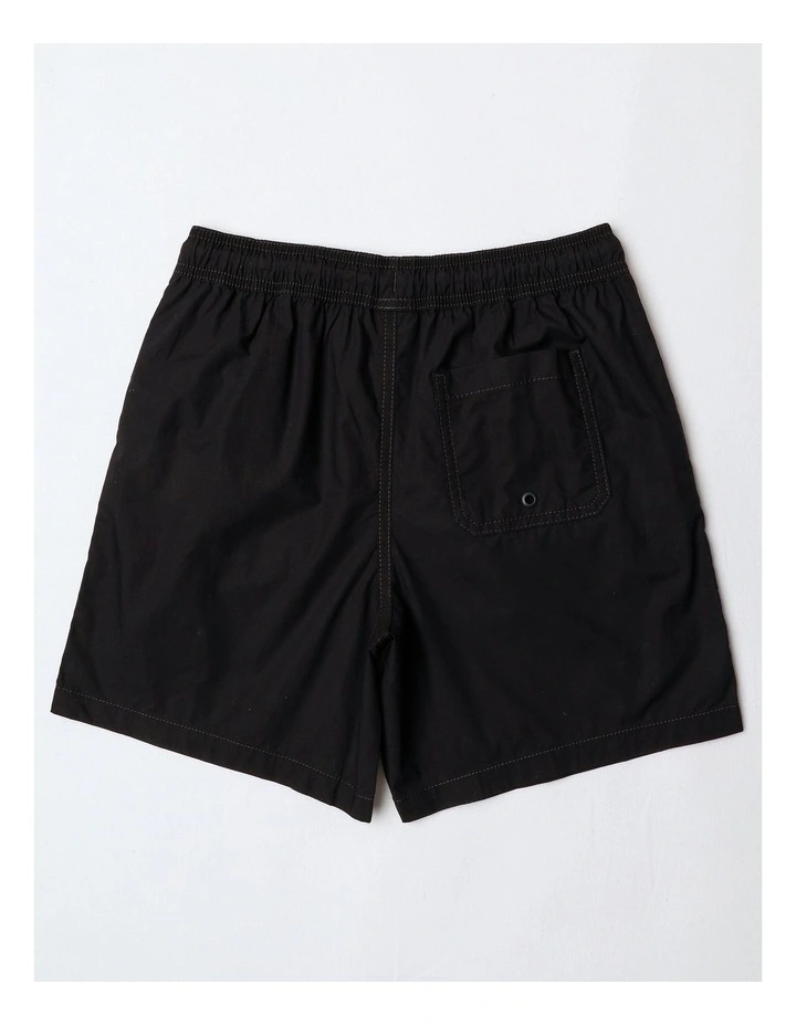 Essentials Volley Short in Black image 3