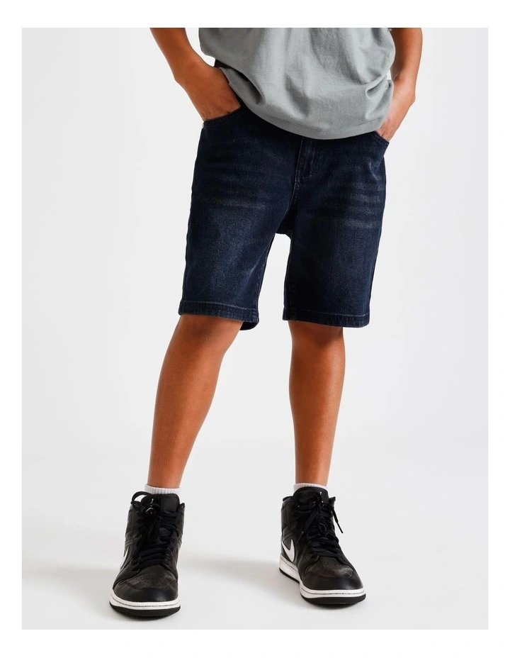 Denim Short in Indigo image 2