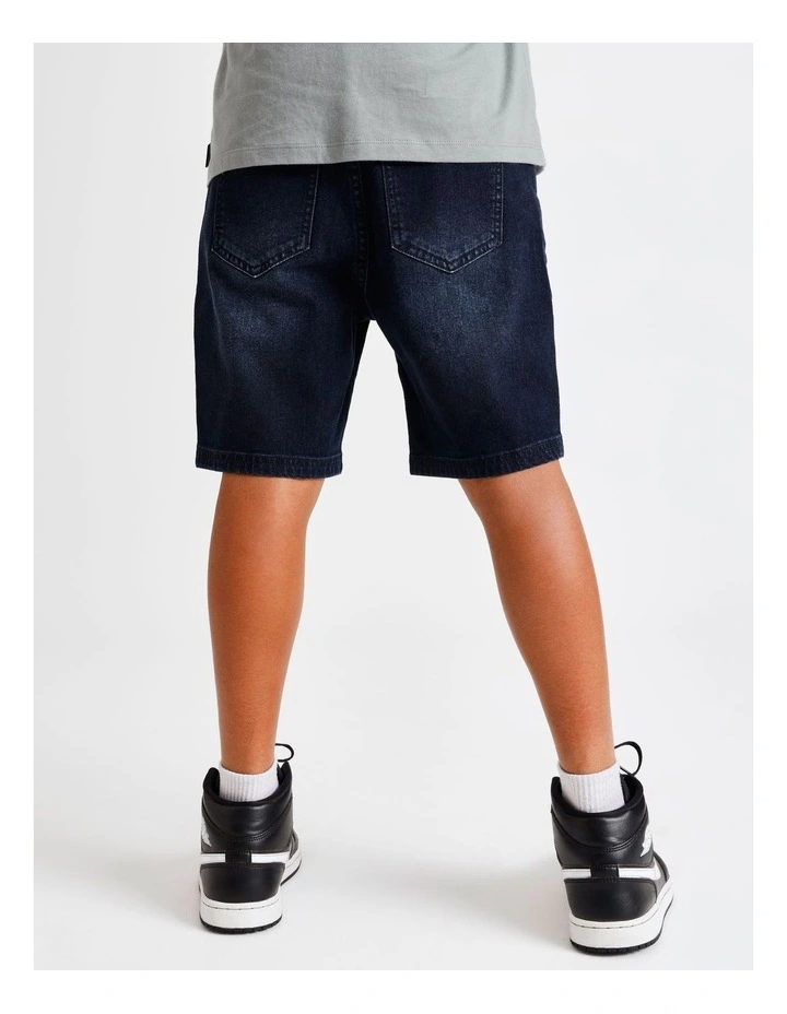 Denim Short in Indigo image 3