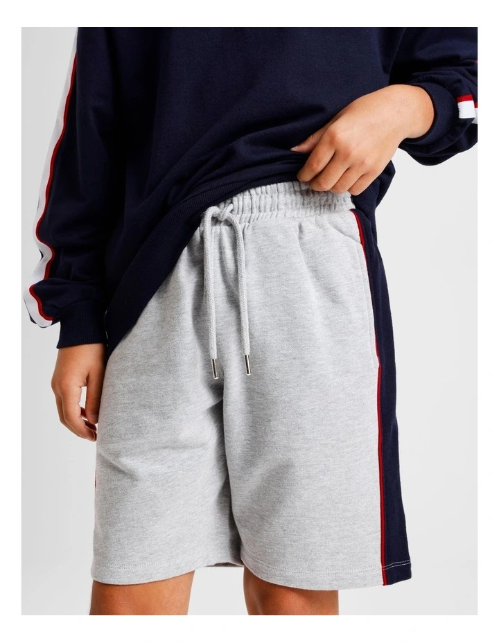 French Terry Short in Grey Marle image 4