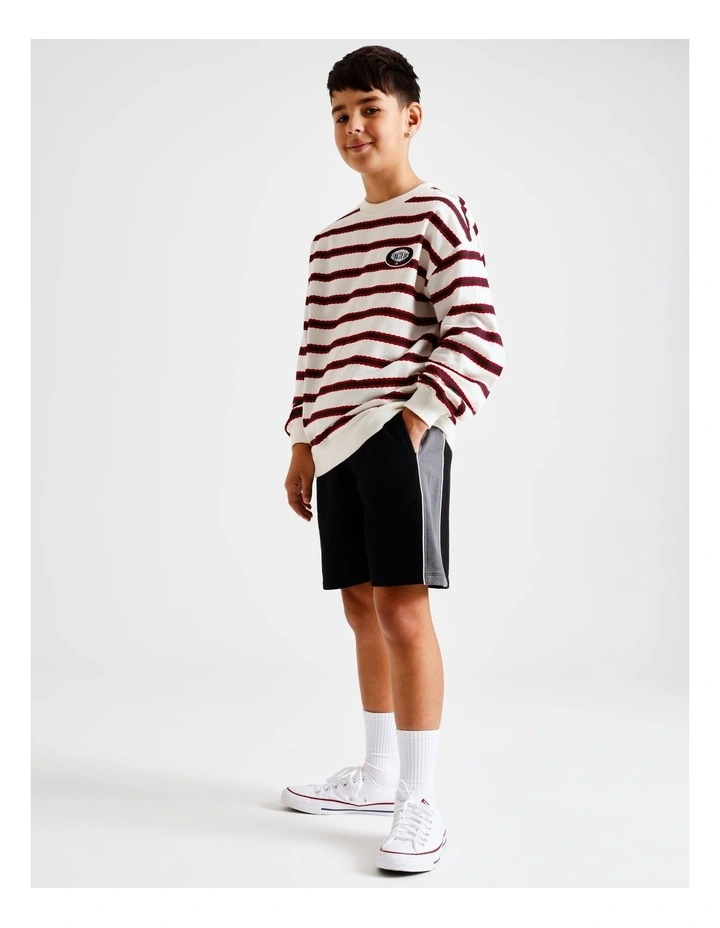 French Terry Shorts in Black image 1