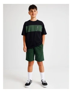 French Terry Short in Green