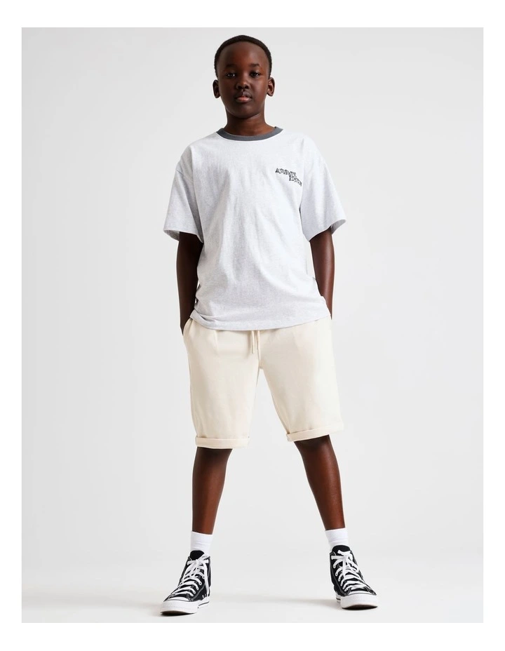 Comfort Bermuda Short in Ecru image 3