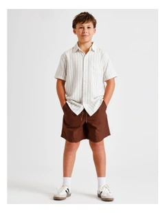 Essentials Volley Short in Cappuccino