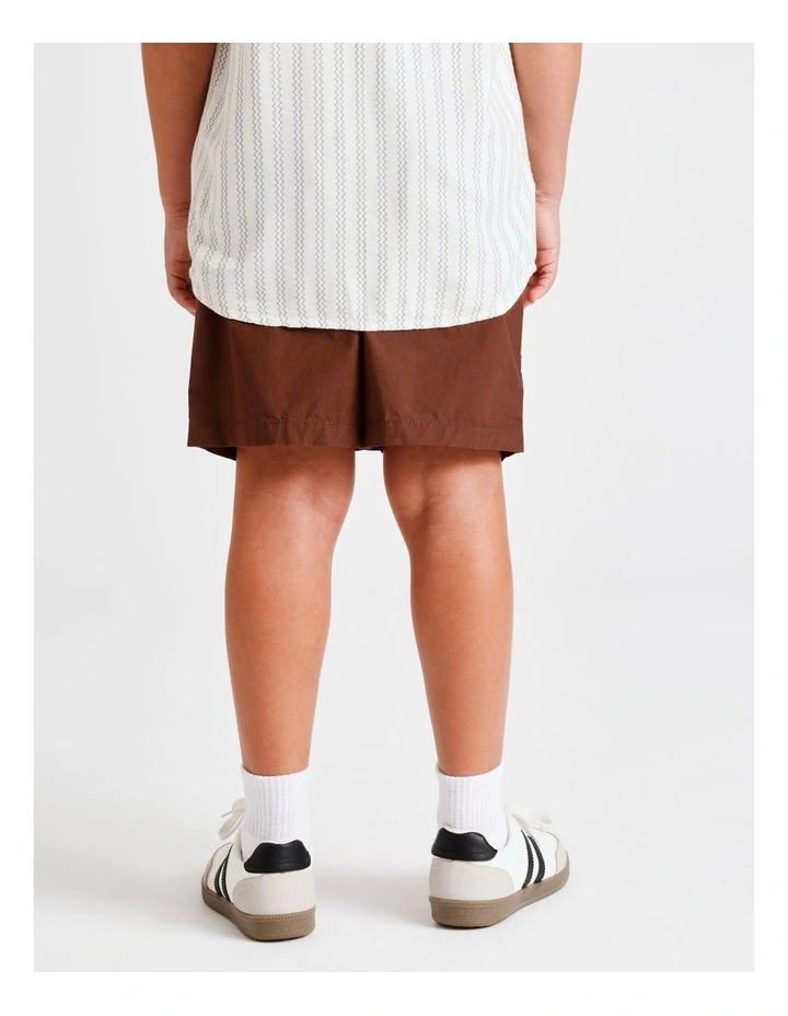 Essentials Volley Short in Cappuccino image 5