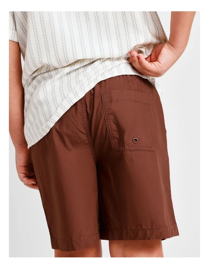 Essentials Volley Short in Cappuccino image 6