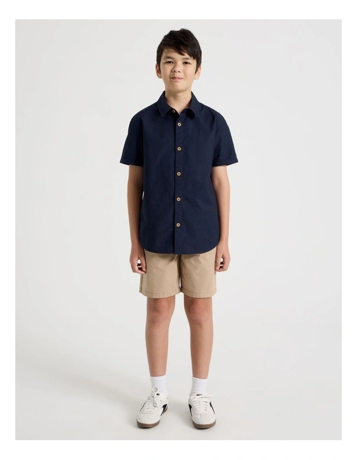 5 Pocket Stretch Chino Short in Tan image 2