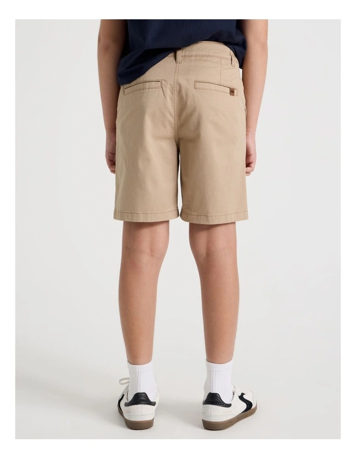 5 Pocket Stretch Chino Short in Tan image 5