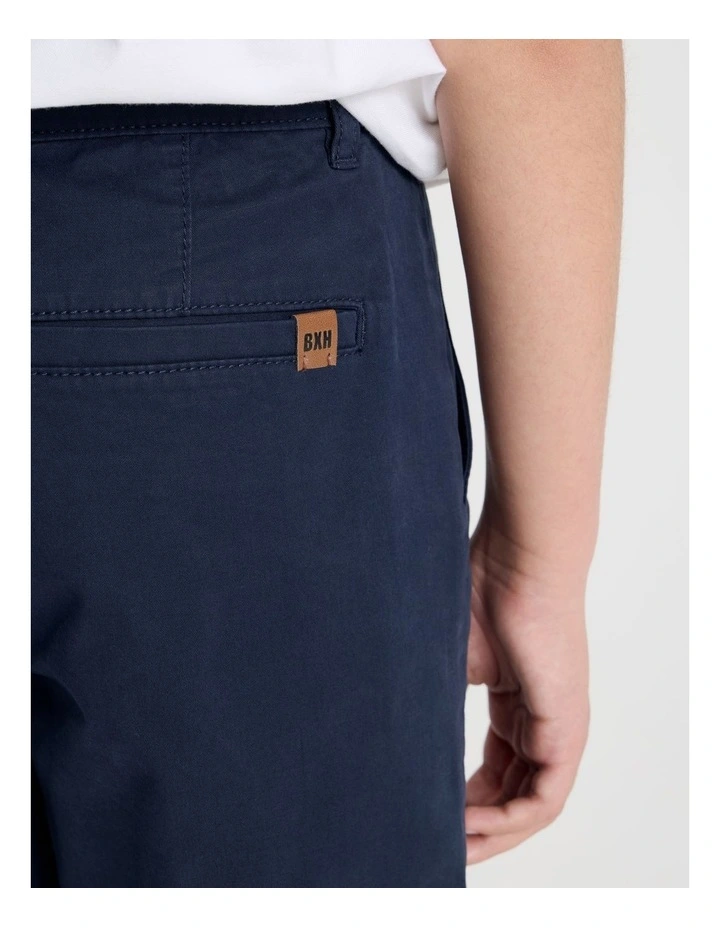 5 Pocket Stretch Chino Short in Navy image 4