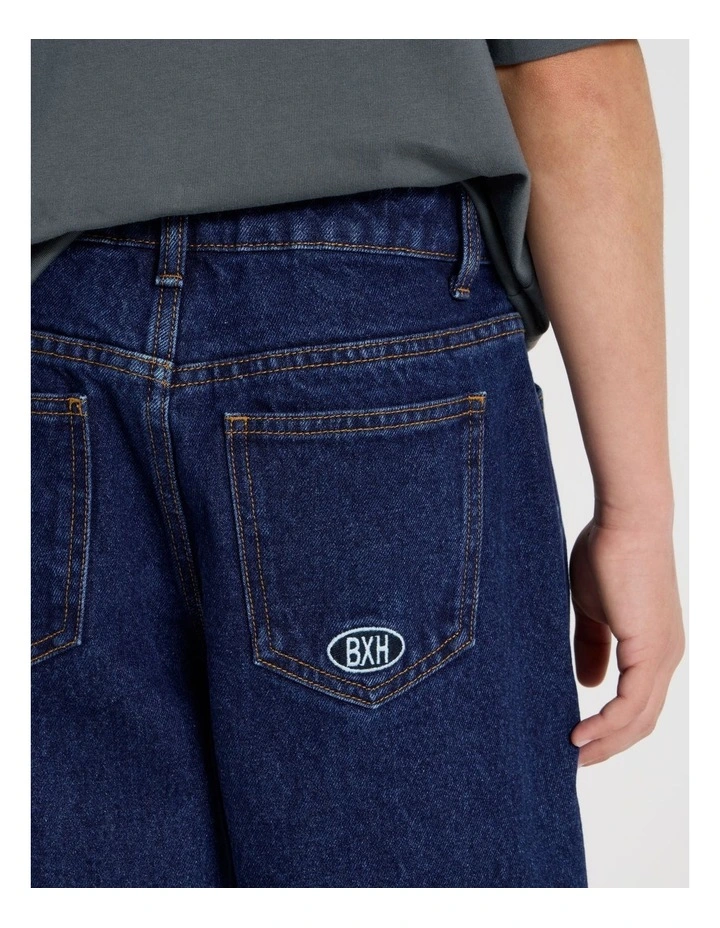 Denim Jort in Indigo image 6