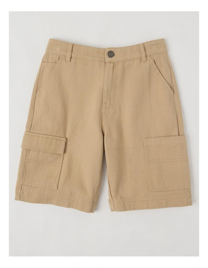 Carpenter Short in Tan image 1