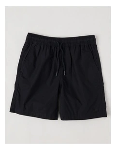 Volley Short in Black