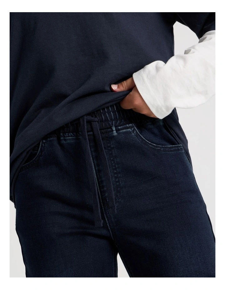 Pull On Denim Jean in Indigo image 2