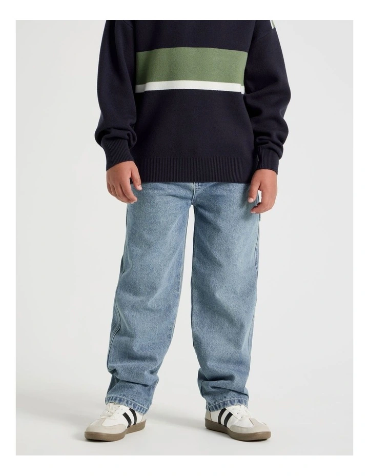 Carpenter Jean in Mid Denim image 2