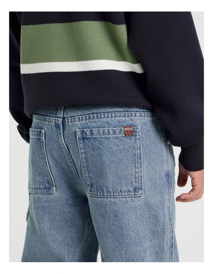 Carpenter Jean in Mid Denim image 4