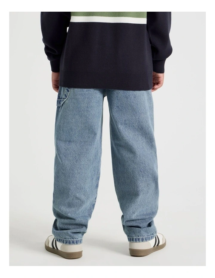 Carpenter Jean in Mid Denim image 6