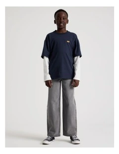 Baggy Jean in Pewter