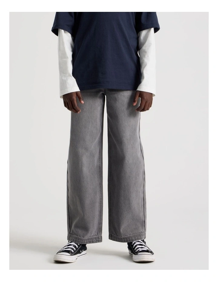 Baggy Jean in Pewter image 2