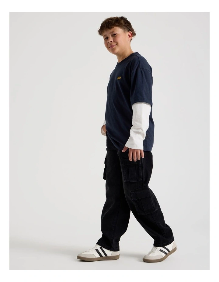 Cargo Jean in Black image 3