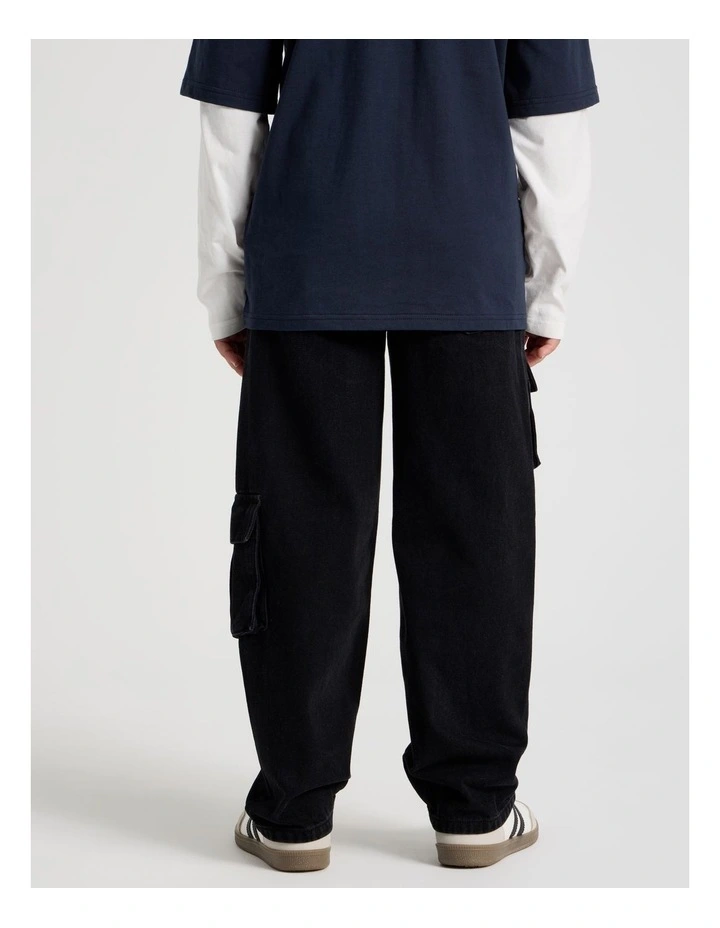 Cargo Jean in Black image 5