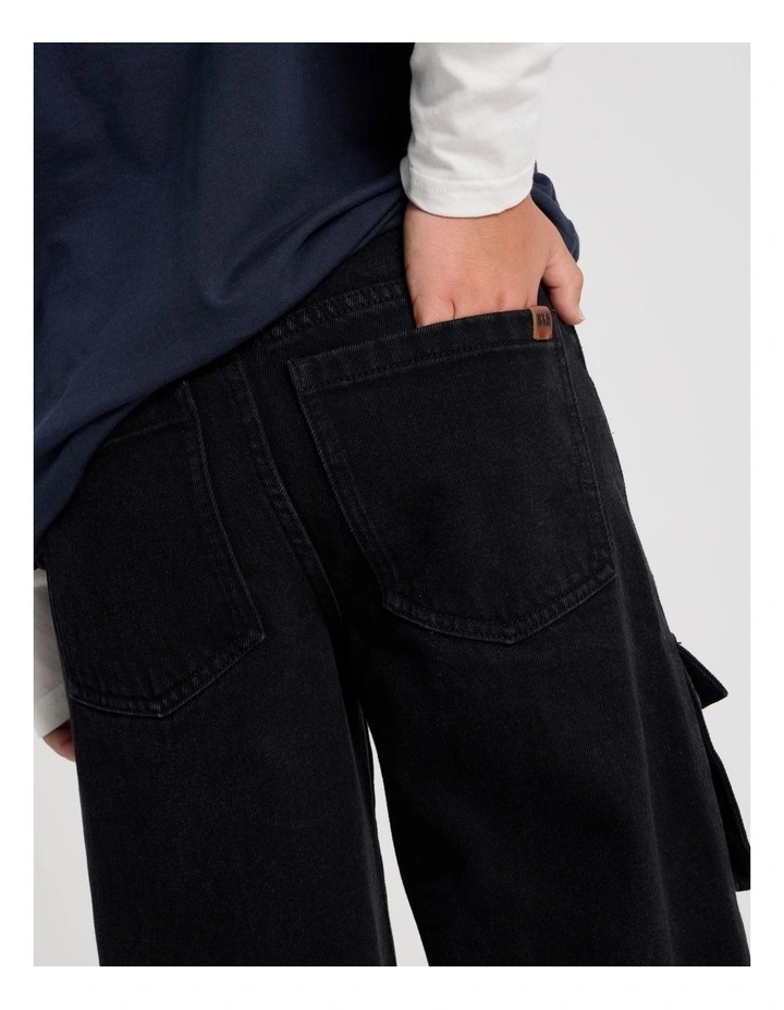 Cargo Jean in Black image 6