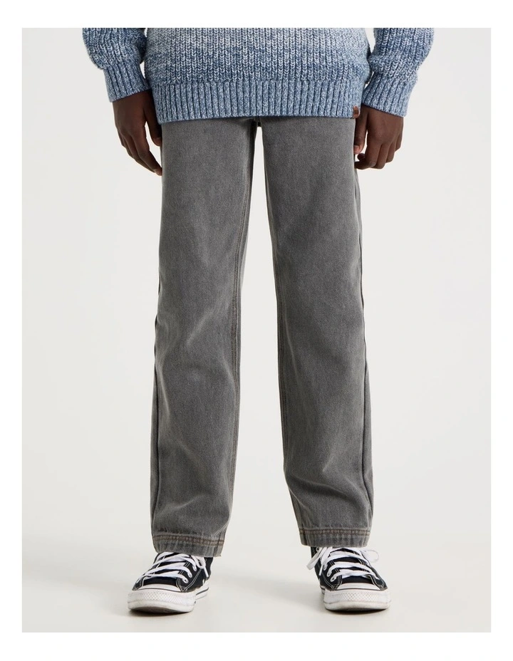 Classic Straight Leg Jean in Grey image 2