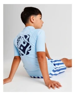 Recycled Rashtop in Blue