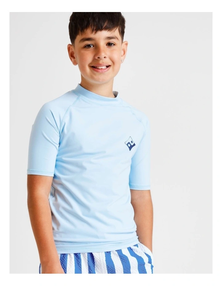 Recycled Rashtop in Blue image 2