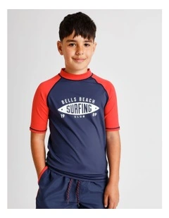 Recycled Rashtop in Navy