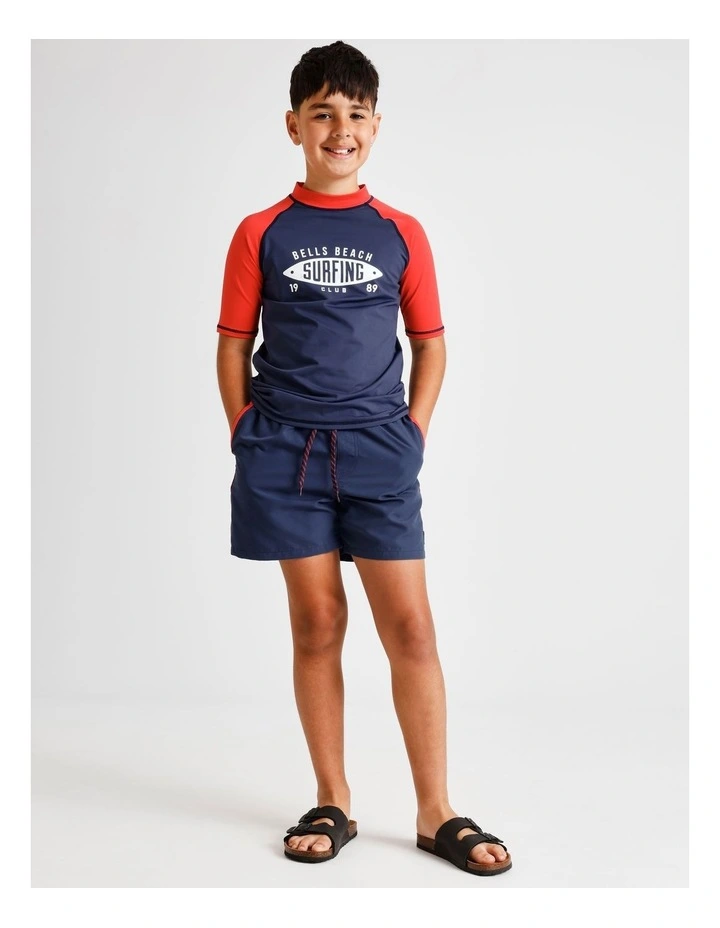 Recycled Rashtop in Navy image 2