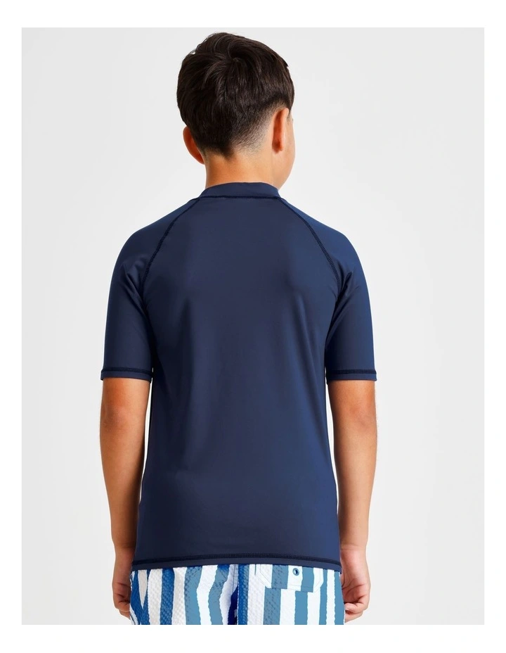 Recycled Rashtop in Navy image 5