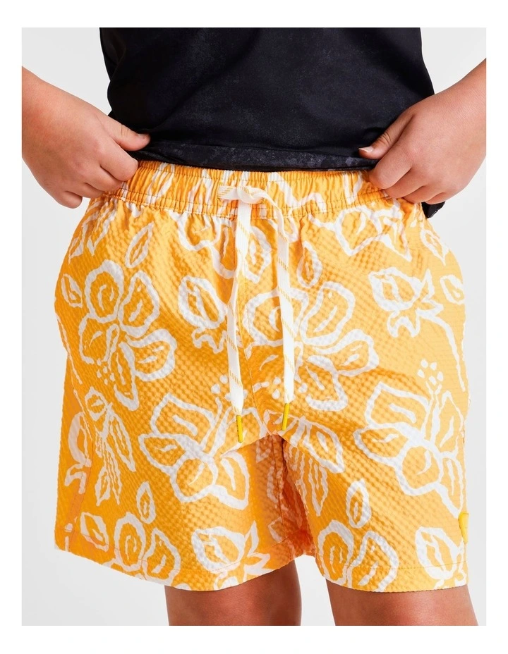 Seersucker Boardshort in Yellow image 3