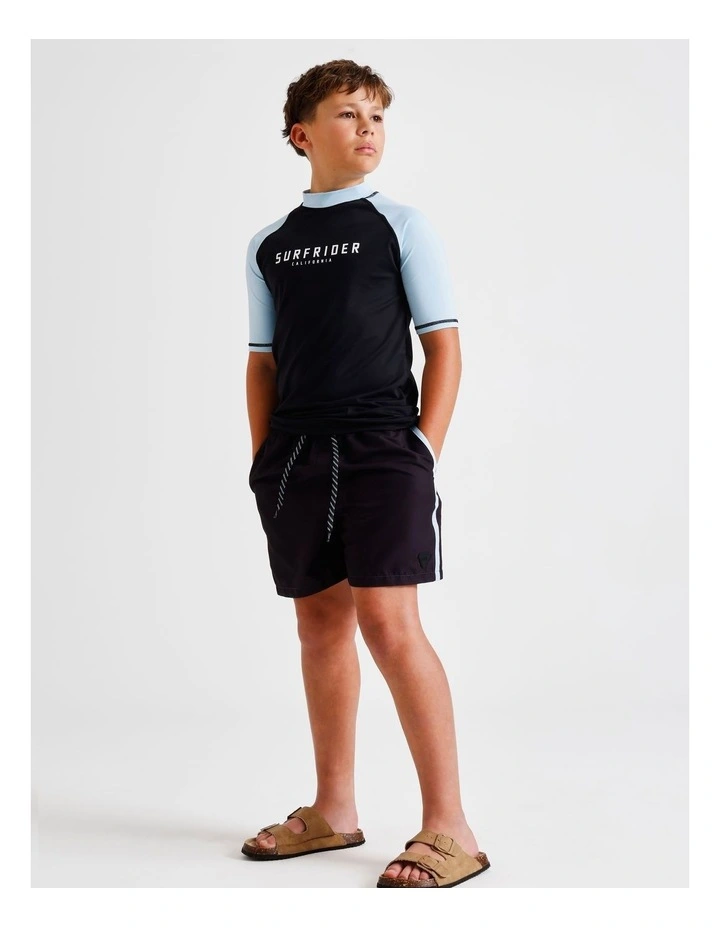 Recycled Rashtop in Blue image 3