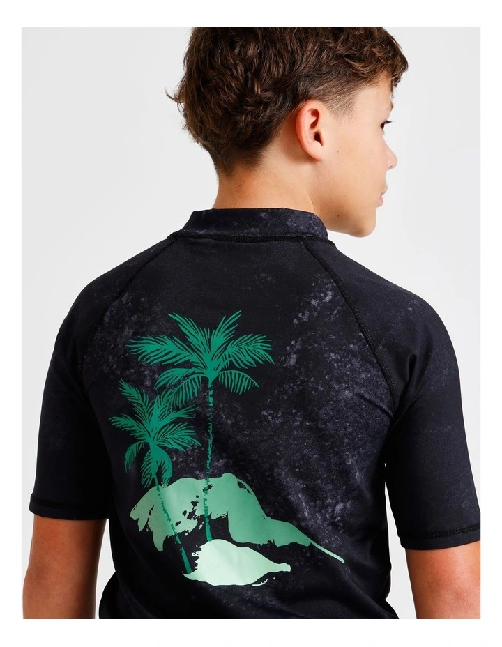 Recycled Rashtop in Black image 2