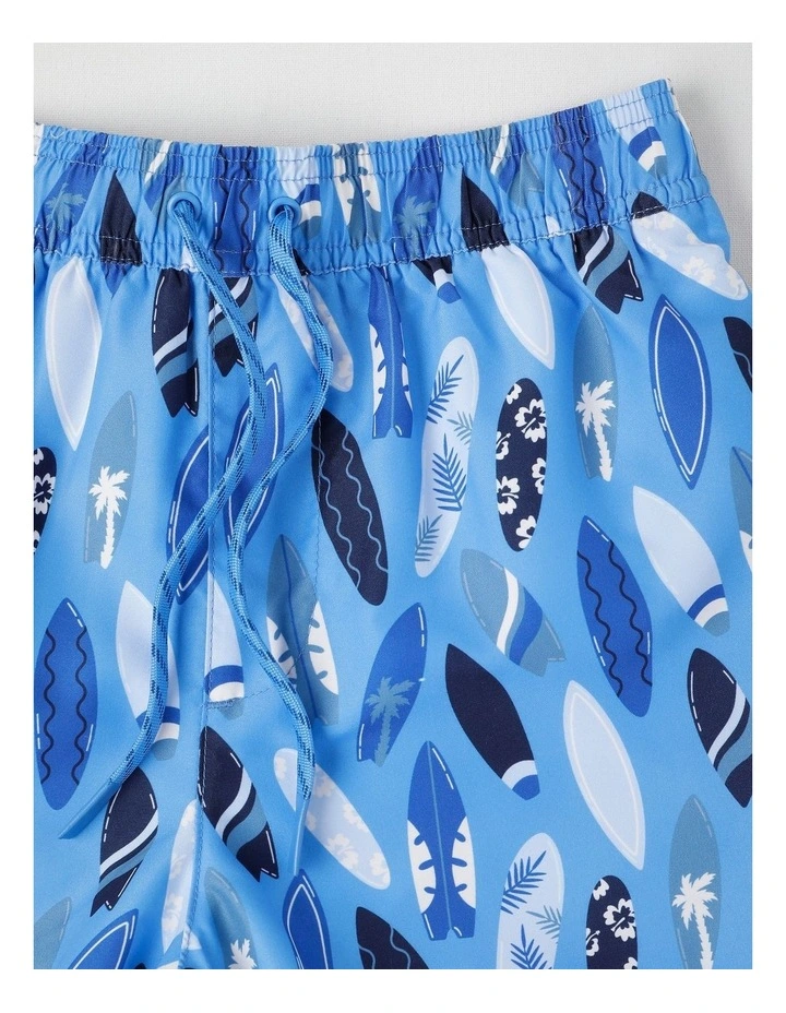 Woven Boardshort in Surfboard/Blue image 2
