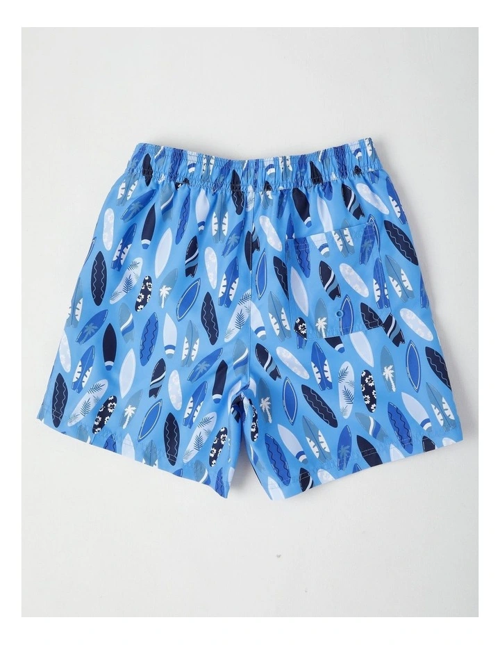 Woven Boardshort in Surfboard/Blue image 3