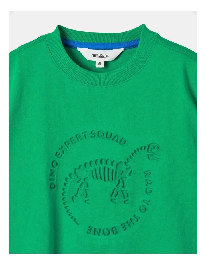 Milkshake Oversized Debossed TShirt in Green MYER