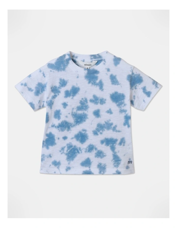 Slub T-shirt in Blue image 1