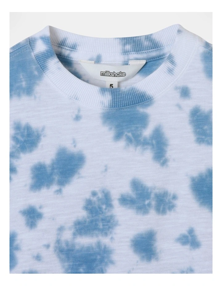 Slub T-shirt in Blue image 2