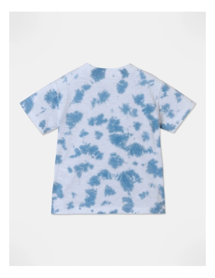 Slub T-shirt in Blue image 3