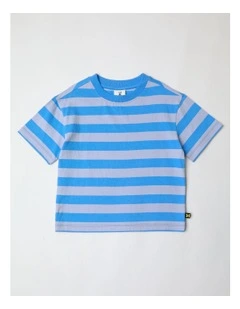 Stripe Tee in Blue