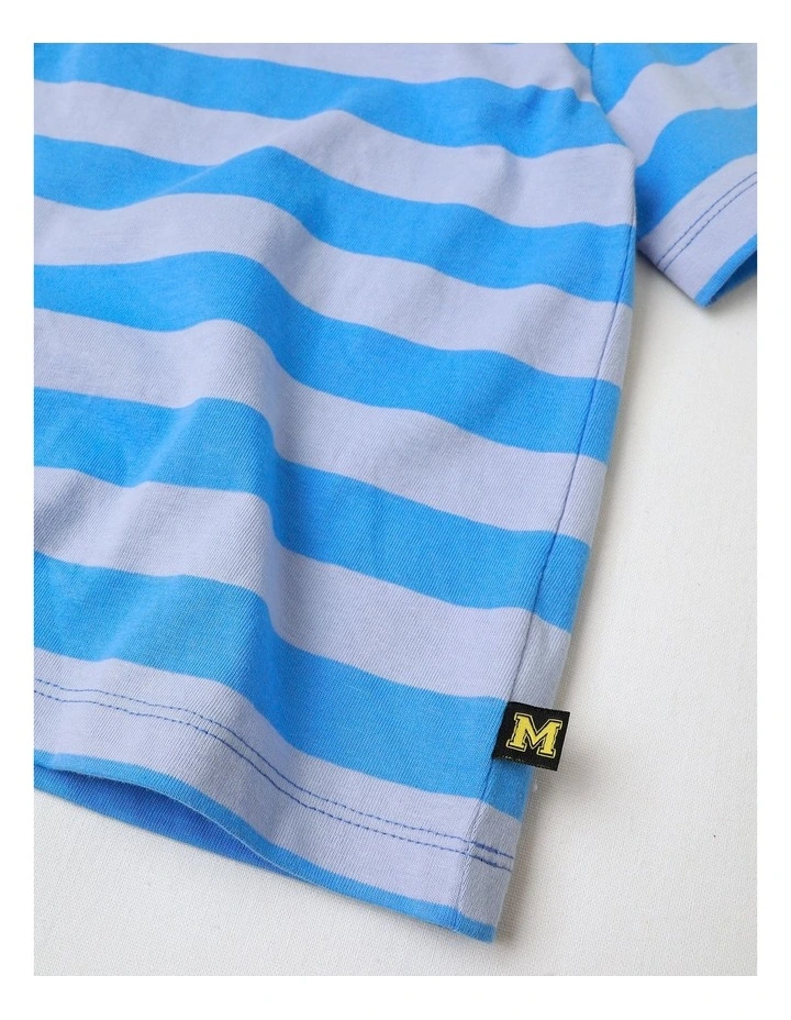 Stripe Tee in Blue image 4