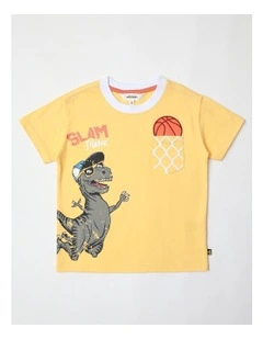 Pocket Tee in Yellow