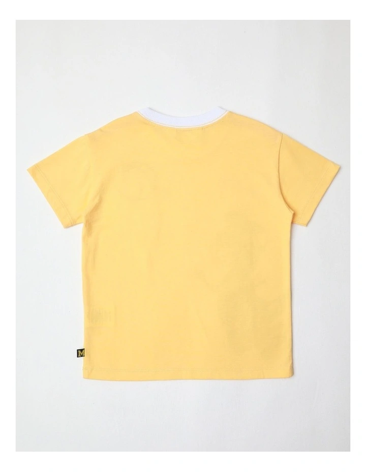 Pocket Tee in Yellow image 3