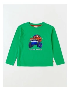 Essentials Long Sleeve T-Shirt in No Rules Green