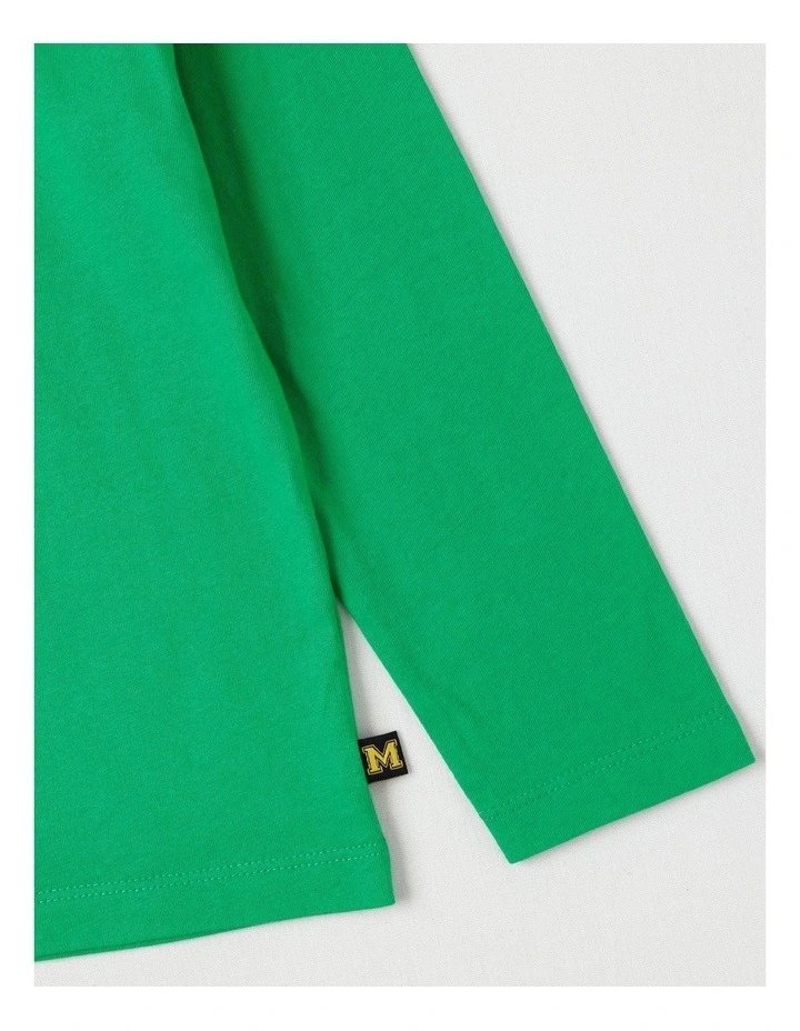 Essentials Long Sleeve T-Shirt in No Rules Green image 4