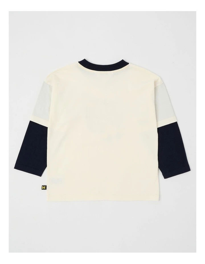 Skater Tee in Big Apple Ecru image 3