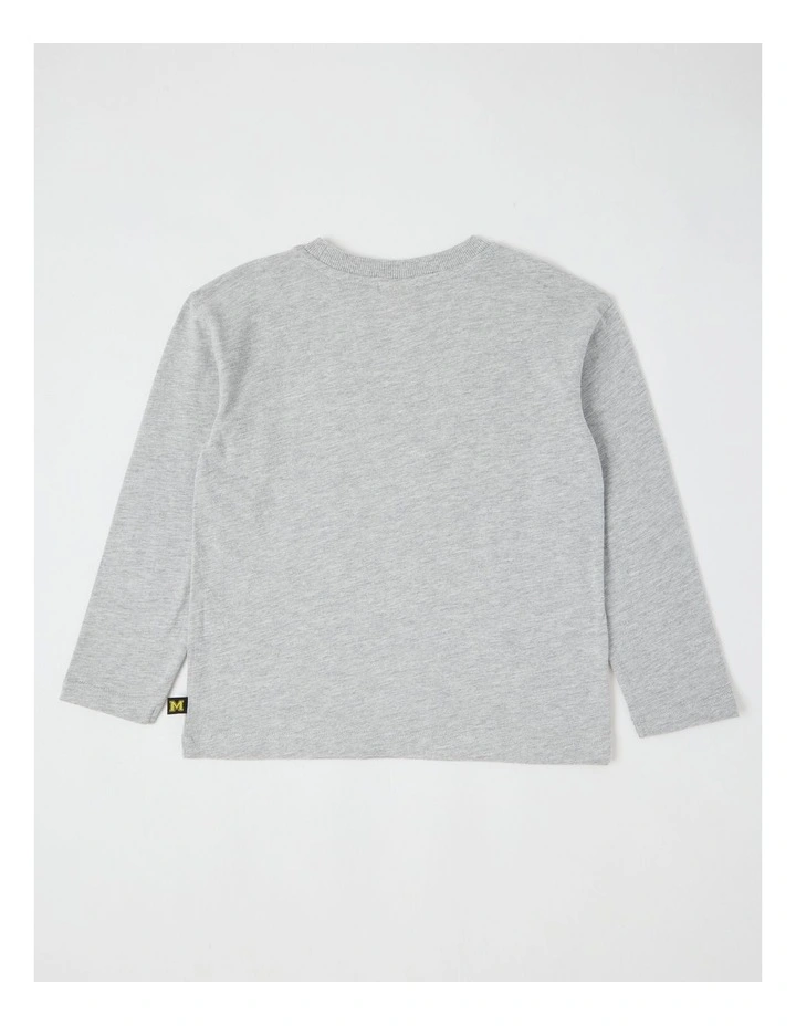 Essentials Long Sleeve T-Shirt in Cars Grey Marle image 3